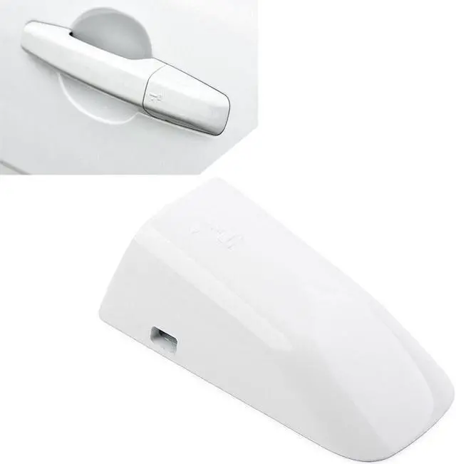 Alt view image 2 of 5 - White Front Left Driver Side Exterior Door Handle Cap For Land Rover Range Rover
