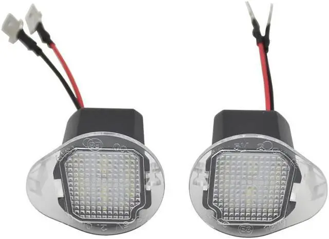 Alt view image 4 of 5 - 1Pair White Led Under Side Mirror Lights For Jeep Cherokee