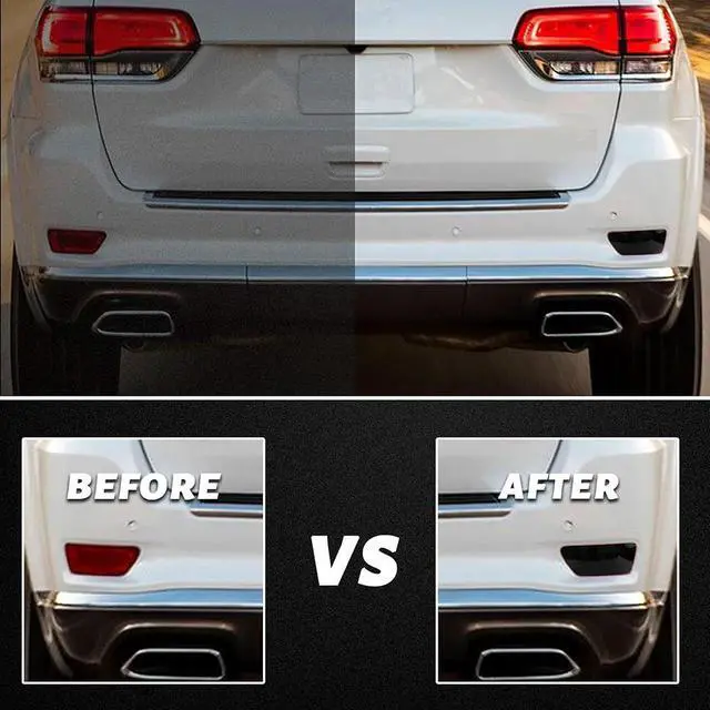 Alt view image 3 of 5 - Acaigel 1Pair Rear Bumper Fog Lamp Kit Tail For Jeep Grand Cherokee 2011 - 2021