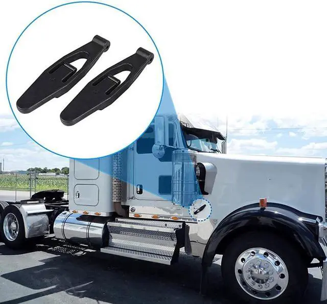 Alt view image 4 of 5 - Acaigel 1 Pair Hood Latch Kit For Kenworth W900 Peterbilt 377 378 379 L56-0001