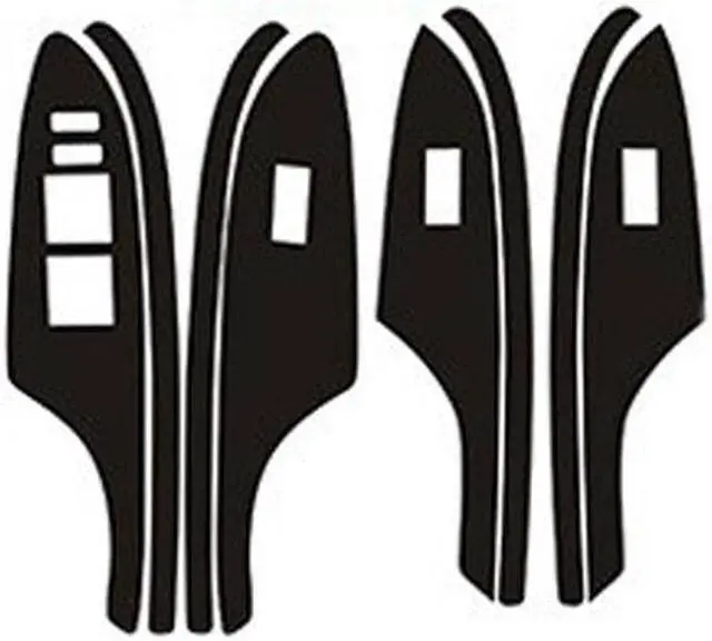 Alt view image 4 of 5 - Acaigel 5D Carbon Fiber Car Center Console Trim Cover Sticker For Toyota Corolla 2007-13