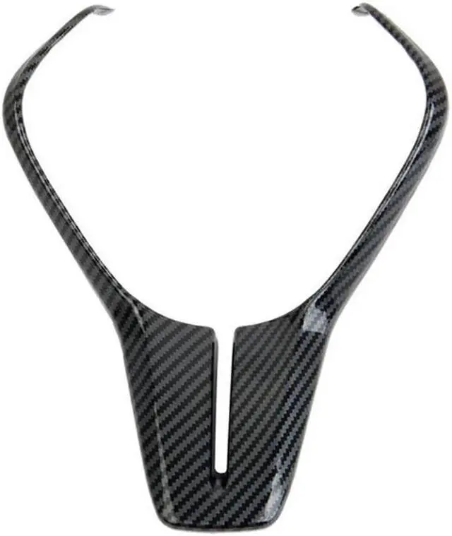 Main image of Carbon Fiber Look Interior Steering Wheel Trim For Infiniti Q50 Q60 Qx50 2017-22