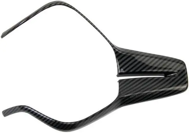 Alt view image 3 of 6 - Carbon Fiber Look Interior Steering Wheel Trim For Infiniti Q50 Q60 Qx50 2017-22