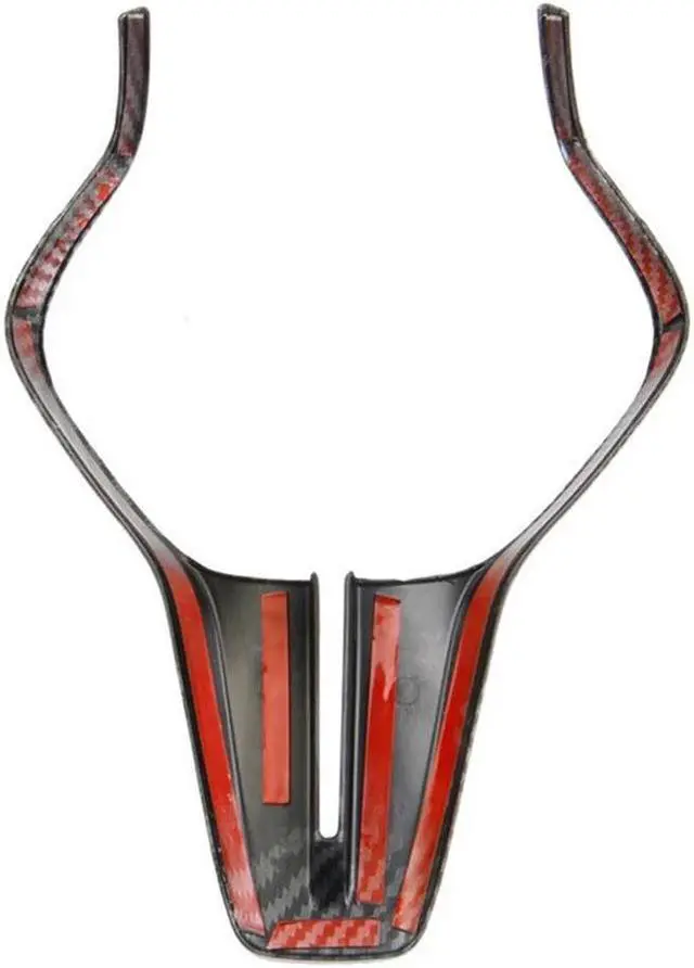 Alt view image 5 of 6 - Carbon Fiber Look Interior Steering Wheel Trim For Infiniti Q50 Q60 Qx50 2017-22
