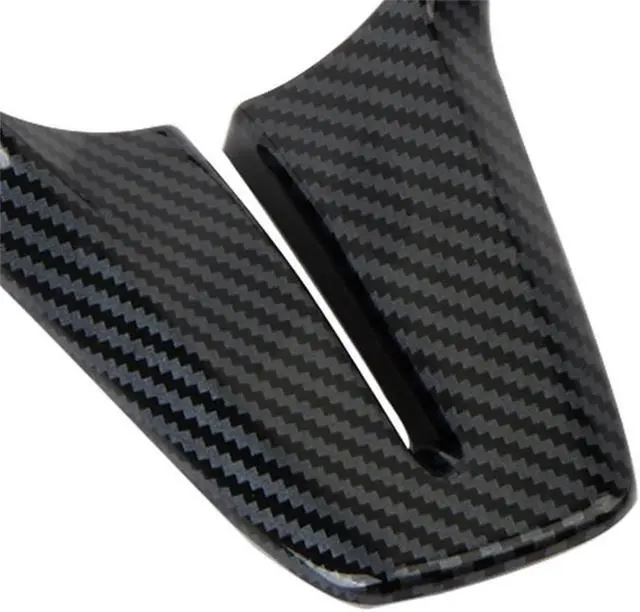 Alt view image 4 of 6 - Carbon Fiber Look Interior Steering Wheel Trim For Infiniti Q50 Q60 Qx50 2017-22