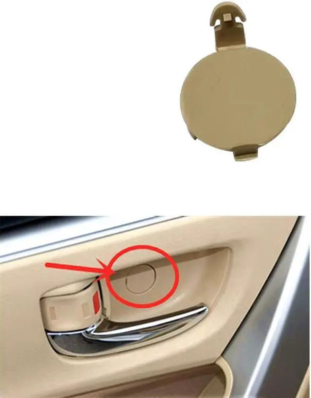 Main image of Acaigel Car Inner Door Handle Plug Cap Cover -Beige 1Pc For 2014-2018 Toyota Corolla