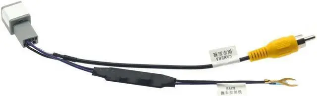 Alt view image 5 of 5 - Yingshan 8-Pin Reverse Camera Output Video Adapter Wiring Cable For Honda Brv (14-18) Car Camera Video Output