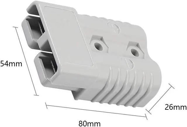 Alt view image 4 of 5 - Acaigel 2 Set 600V 175A Plug Cable Terminal Battery Power Connector For Connectors Gray