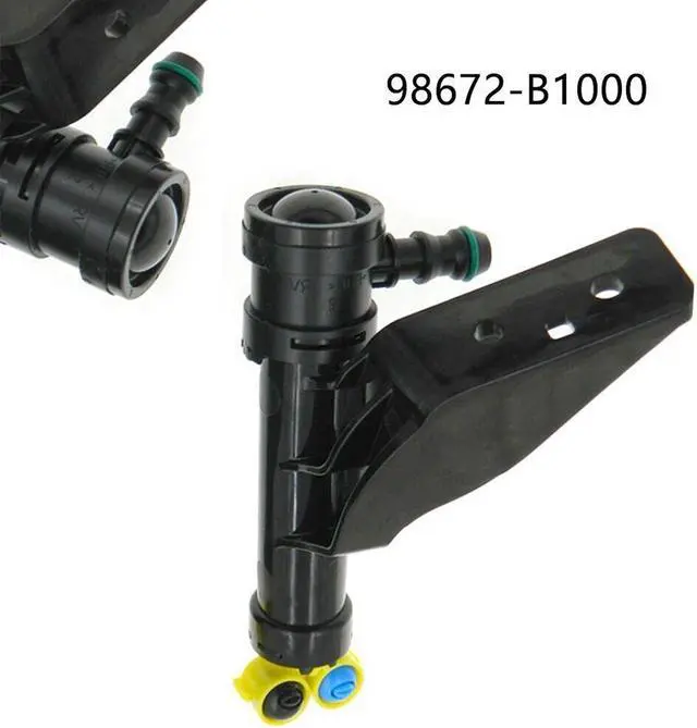 Alt view image 4 of 5 - 98672-B1000 Right Headlamp Washer Spray Nozzle Jet For Hyundai Genesis