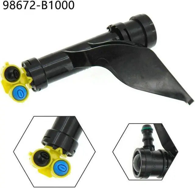 Alt view image 5 of 5 - 98672-B1000 Right Headlamp Washer Spray Nozzle Jet For Hyundai Genesis