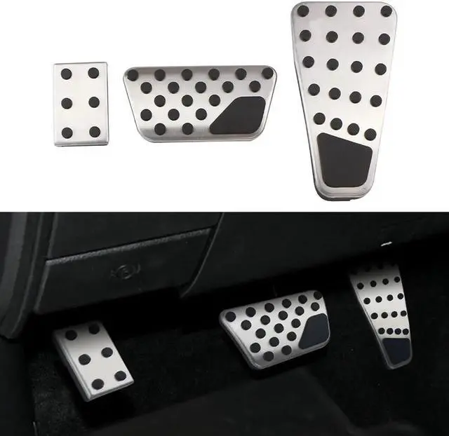 Alt view image 2 of 5 - Furulu Anti-Slip Gas Brake Foot Pedal Pad Cover Accessories For Dodge Ram 1500 2500 3500