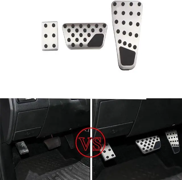 Alt view image 5 of 5 - Furulu Anti-Slip Gas Brake Foot Pedal Pad Cover Accessories For Dodge Ram 1500 2500 3500