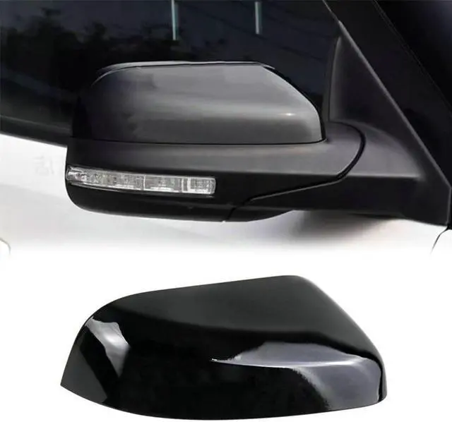 Main image of Acaigel Passenger Right Side Mirror Cover Cap Black Color For Ford Explorer 2016-2019