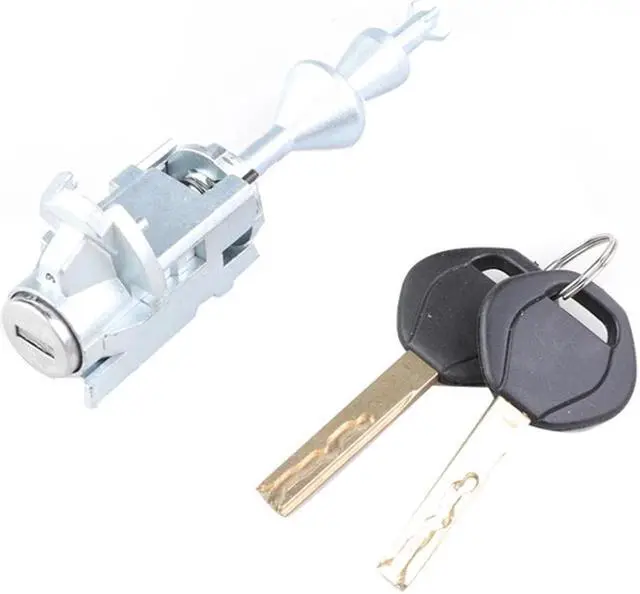 Main image of Front Left Driver Door Lock Cylinder With Keys For BMW E90 91 51217162427 1Set