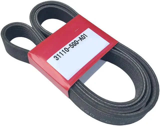 Alt view image 4 of 5 - Yassdwbn Serpentine Drive Belt For Honda Accord Acura MDX RDX RLX TLX V6 3.5L 311105G0A01