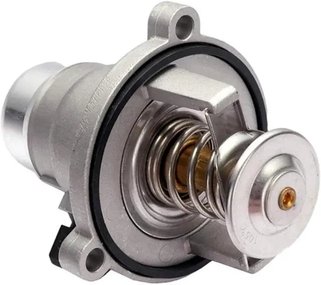 Alt view image 2 of 5 - Yassdwbn Engine Coolant Thermostat Housing Assembly For BMW X5 X6 550i 650i 750i 902-817