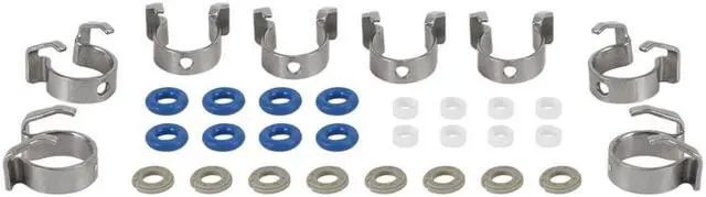 Alt view image 5 of 5 - Yingshan 8Sets Fuel Injectors Repair Seal Kit 0261500105 For Range Rover Jaguar 5.0L