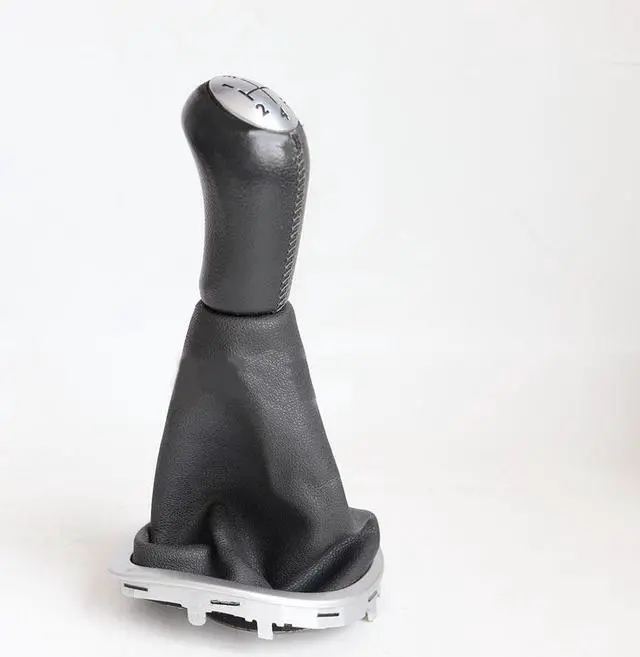 Main image of Yassdwbn Gear Shift Knob Lever Gearstick Boot Kit 5 Speed For Renault Clio III 2005-2012