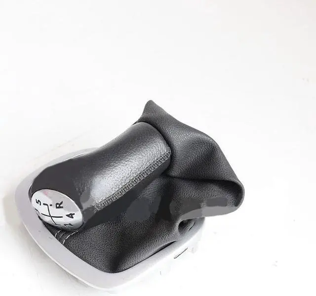 Alt view image 3 of 5 - Yassdwbn Gear Shift Knob Lever Gearstick Boot Kit 5 Speed For Renault Clio III 2005-2012