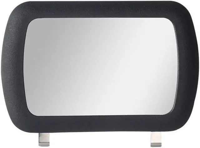 Alt view image 4 of 5 - Yassdwbn Black Car Vehicle Clip-on Sun Visor Vanity Mirror Sun-shading Cosmetic Mirror 1×