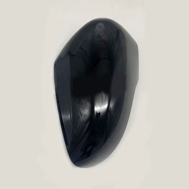 Alt view image 3 of 5 - Yassdwbn 1PC Right Side Wing Mirror Cover Black For Renault Clio MK4 2012-2020