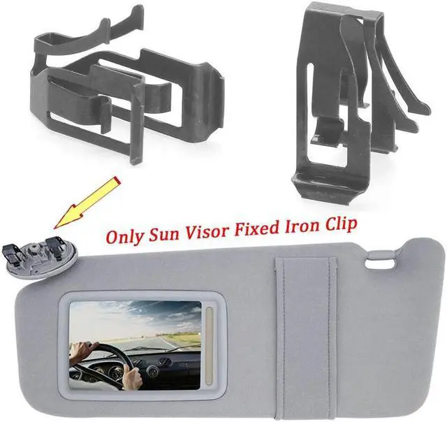 Main image of Acaigel 2× Sunvisor Buckle Fixed Iron Clip Replacement For Toyota Crown Prado Rav4 Camry
