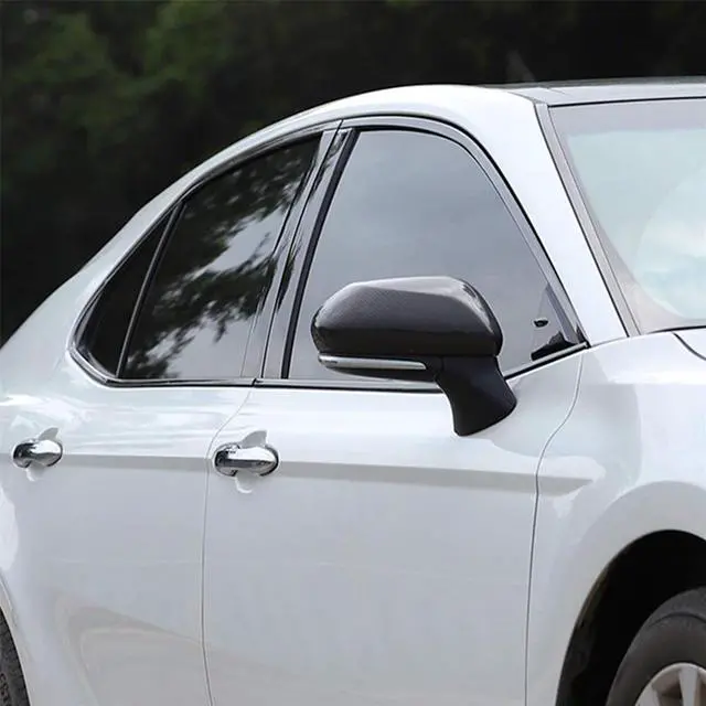 Alt view image 5 of 5 - Yassdwbn Chrome Delete Blackout Overlay Window Trim Bright Black For Toyota Camry 2018-23