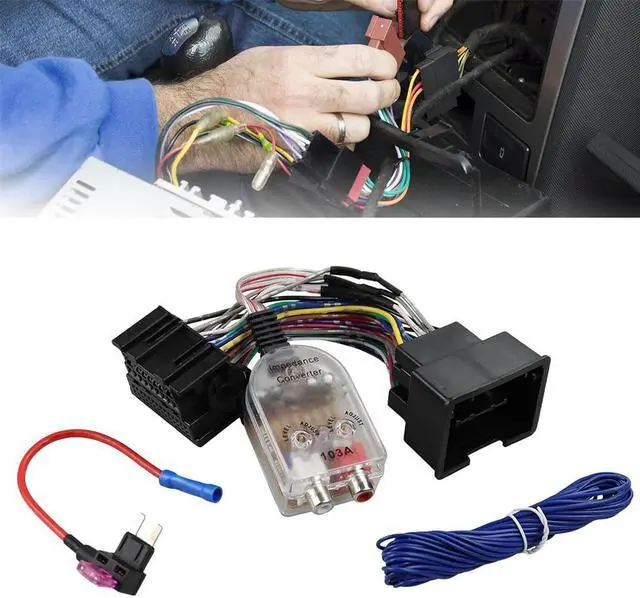 Main image of Yassdwbn Radio Add Amp Subwoofer Amplifier Wire Harness For Chevy 2010-2017 For Chevrolet