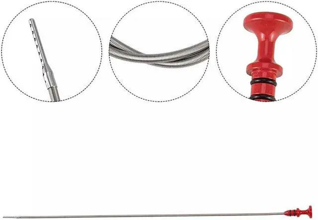 Alt view image 2 of 5 - Yassdwbn 1x Engine Oil Dipstick 1143758597007 For Mini Cooper S 2002-2006 Turbo 2007-2008