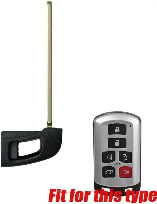 Main image of Yassdwbn New Uncut Remote Emergency Insert Key Replacement For Toyota Sienna 2011-2019