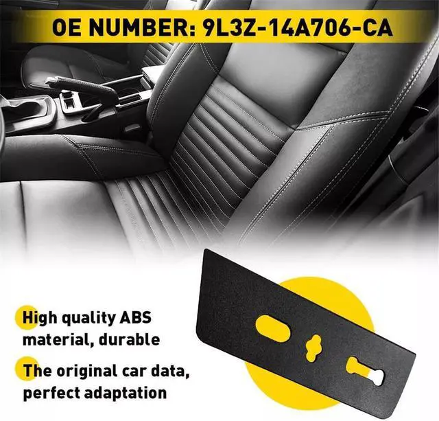 Alt view image 4 of 5 - Yassdwbn 9L3Z-14A706-CA Replacement Seat Switch Bezel Front Right For Ford F150 2009-2014