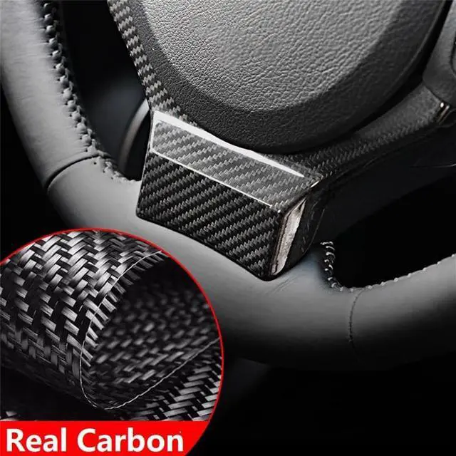 Alt view image 5 of 5 - Paiying Car Real Carbon Fiber Steering Wheel Add-On Trim Cover Kit For Lexus IS RC NX
