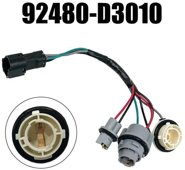 Alt view image 3 of 5 - Acaigel Rear Tail Light Lamp Socket & Wire 92480-D3010 For Hyundai Tucson 2016-2018
