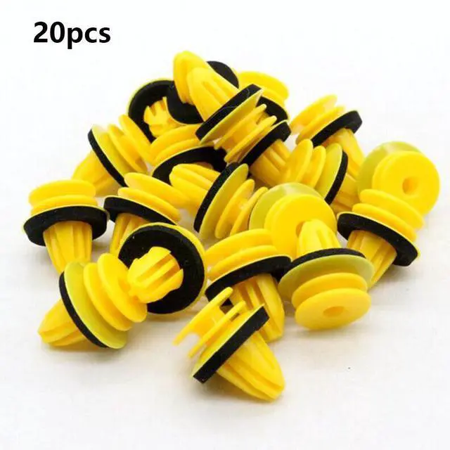 Alt view image 2 of 5 - Acaigel 20Pcs A0009918698 Door Trim Panel Retainer Clip Fastener For Mercedes Benz
