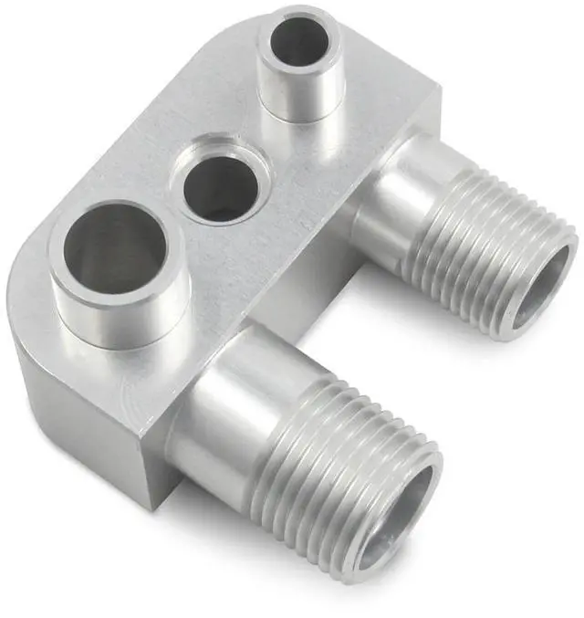 Main image of Yassdwbn 1x Billet Aluminum Adapter Block Fitting For LSX LS3 A/C Compressor Accessories