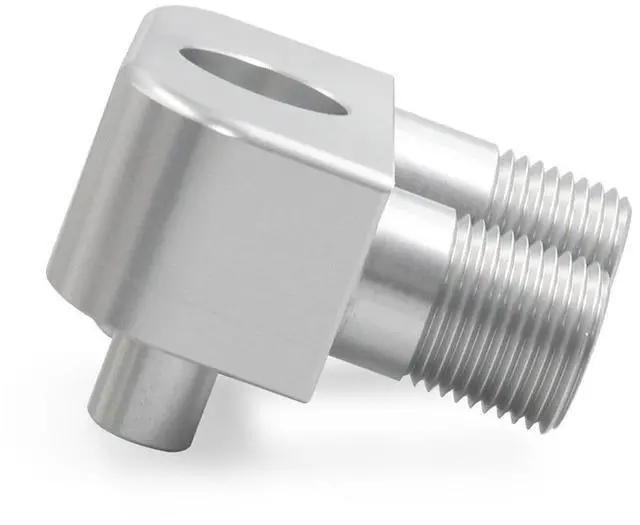 Alt view image 3 of 5 - Yassdwbn 1x Billet Aluminum Adapter Block Fitting For LSX LS3 A/C Compressor Accessories