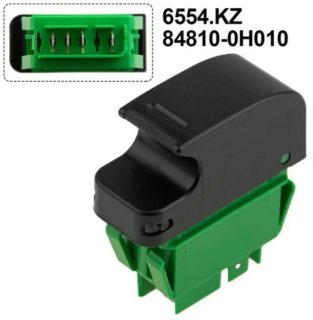 Alt view image 4 of 5 - Yassdwbn Power Window Control Switch Fit For Toyota Aygo Citroen C1 Peugeot 107 2005-2014
