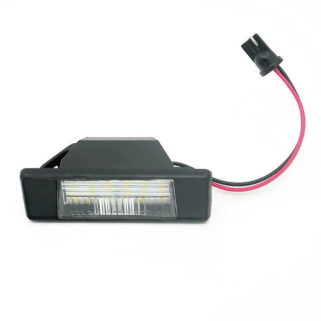 Alt view image 2 of 5 - Yassdwbn 2Pcs LED License Plate Light Lamp 26510-JD00A For Nissan Qashqai II 2014-Onward