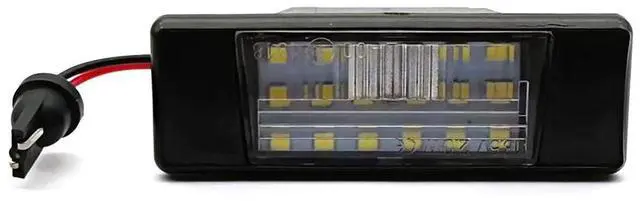 Alt view image 5 of 5 - Yassdwbn 2Pcs LED License Plate Light Lamp 26510-JD00A For Nissan Qashqai II 2014-Onward