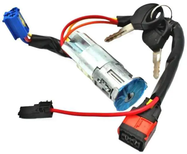 Alt view image 5 of 5 - Yassdwbn Ignition Lock Starter Switch with 2 Keys For Peugeot 206 207 Citroen C2 Picasso