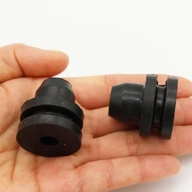 Alt view image 5 of 5 - Yassdwbn 2Pcs 215084P00A Car Radiator Mount Rubber Bush For Nissan