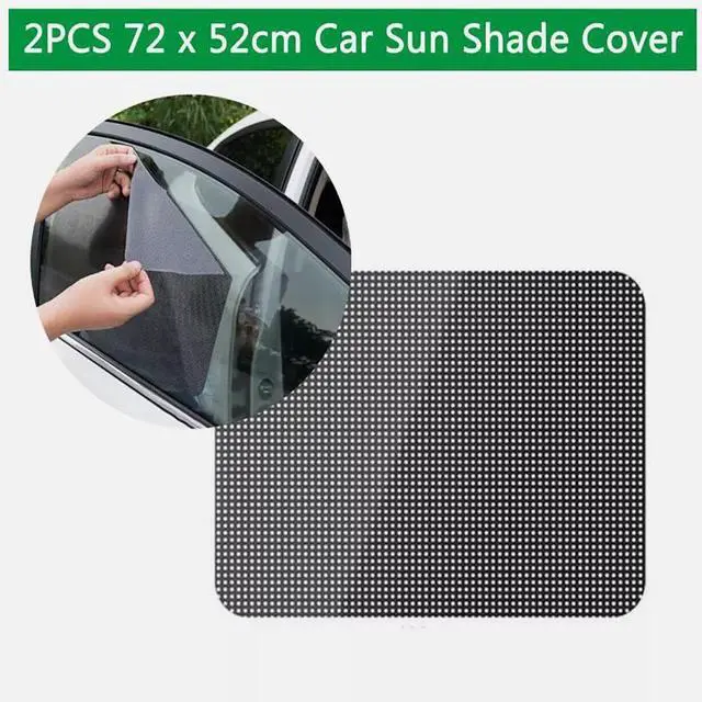 Alt view image 3 of 6 - Yassdwbn 2* Universal Car Window Sun Shade Cover Electrostatic Adsorption Flim 28.35" X 20.47"