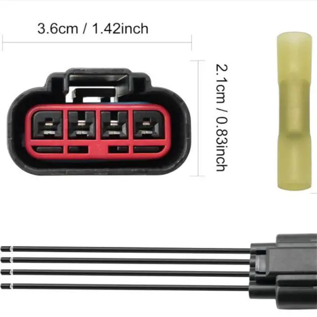 Alt view image 5 of 5 - Yassdwbn Ac Blower Motor Resistor Connector Plug For Ford F150 F-250 Mercury Lincoln