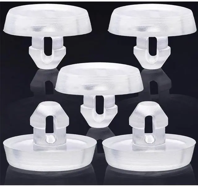 Alt view image 2 of 6 - Yassdwbn 5 Pcs Brake & Clutch Pedal Stop Pad #32876-25000 Fit For Kia Sedona 2014-2017