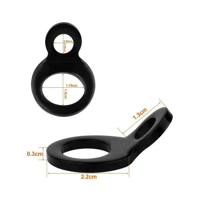 Alt view image 3 of 5 - Yassdwbn 10Pcs Tie Down Anchors Tie Down Strap Rings For Motorcycle Atv Dirt Bike