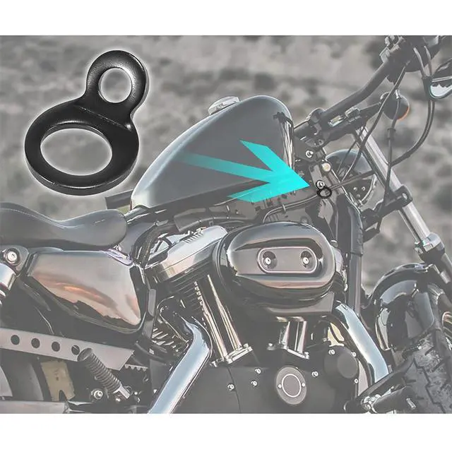 Alt view image 5 of 5 - Yassdwbn 10Pcs Tie Down Anchors Tie Down Strap Rings For Motorcycle Atv Dirt Bike