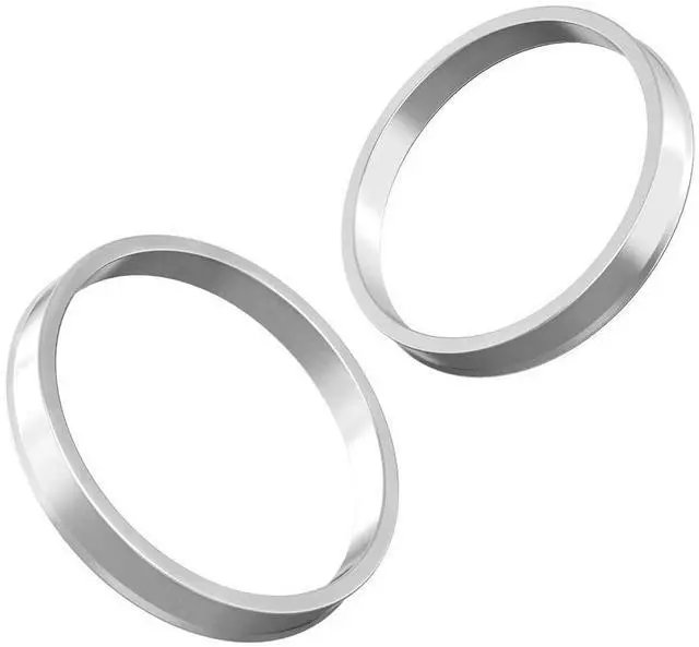 Alt view image 5 of 6 - Yassdwbn 4Pcs 72.6Mm To 56.1Mm Aluminium Alloy Car Hub Centric Rings Wheel Bore Spacer