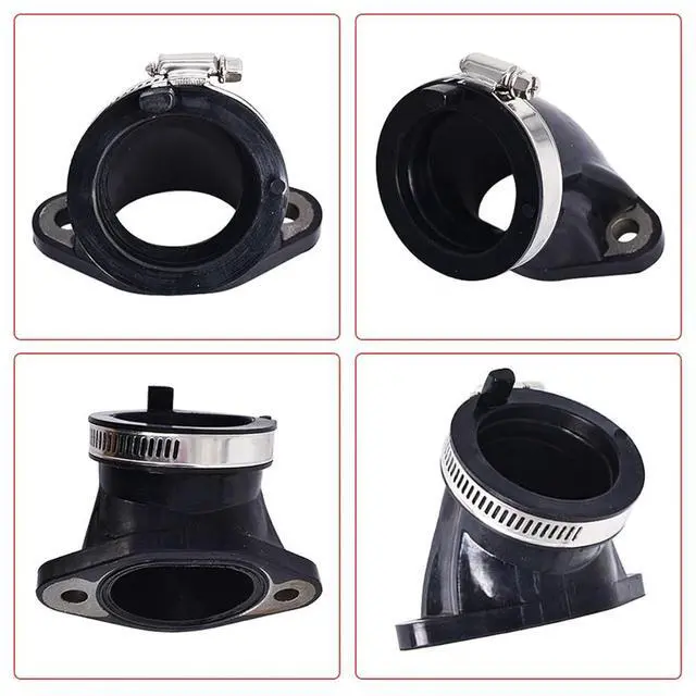 Alt view image 6 of 6 - Yassdwbn Intake Manifold Carburetor Boot 3085809 For Polaris Sportsman Scrambler 500 Ho (2001-13)