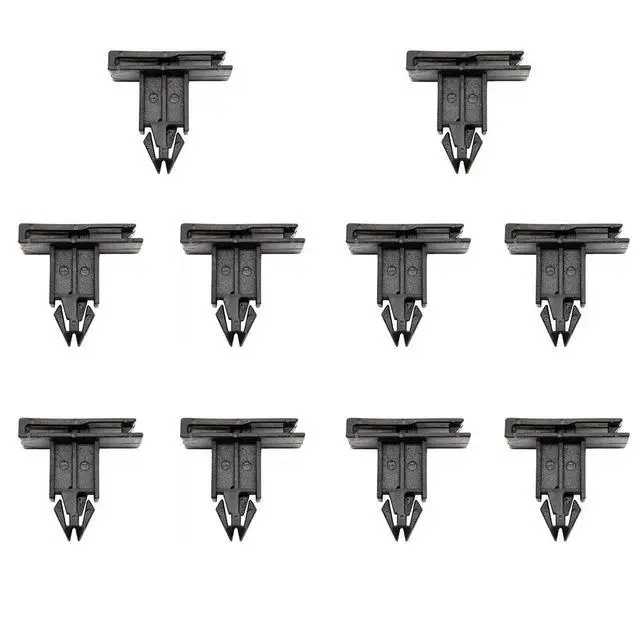 Alt view image 2 of 5 - Yassdwbn 10Pcs 10431761 Rocker Panel Moulding Clips For Chevrolet