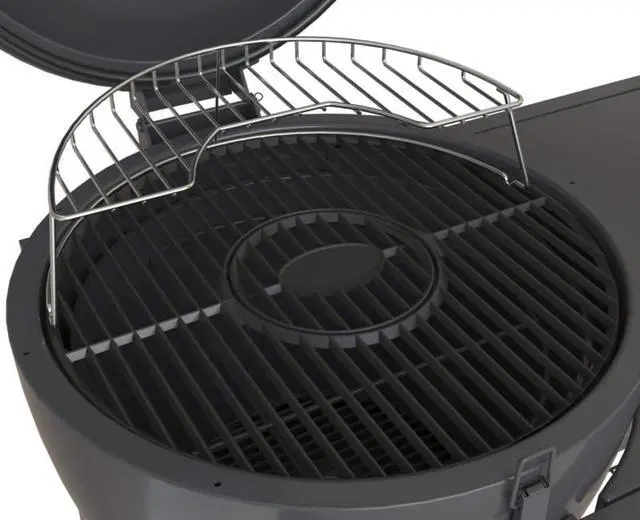 Alt view image 3 of 7 - Brand-Man Grills Rodeo Deluxe Steel Kamado with Large Prep Cart